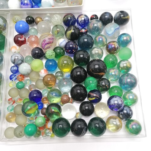 397 - Large quantity of antique and vintage marbles mostly in play worn condition