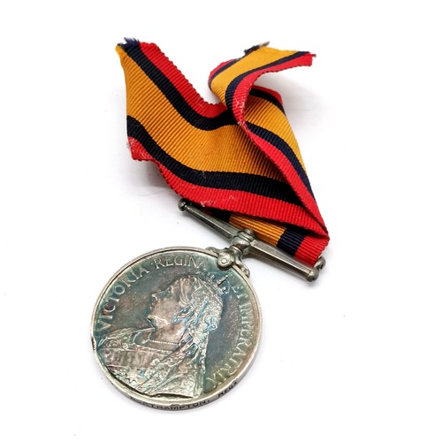 420 - Queen's South Africa medal awarded to 5784 Pte S Cowley Northampton Regt (no clasps)