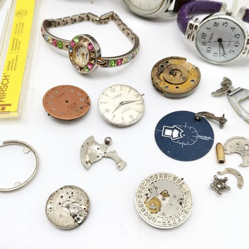 689 - Qty of quartz watches inc ladybird t/w mechanical movements - for spares / repairs