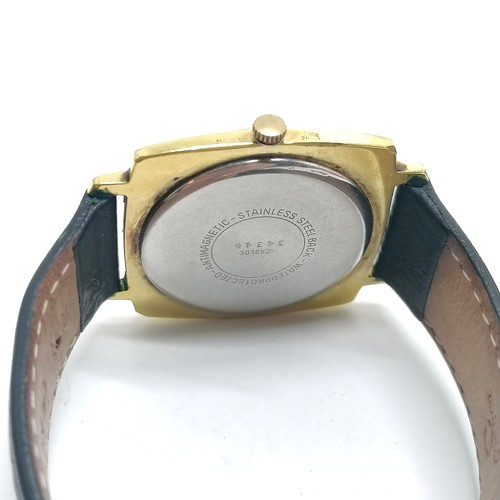 693 - Ergo manual wind vintage wristwatch (32mm squared case) t/w Vertex Art Deco stainless steel cased ma... 