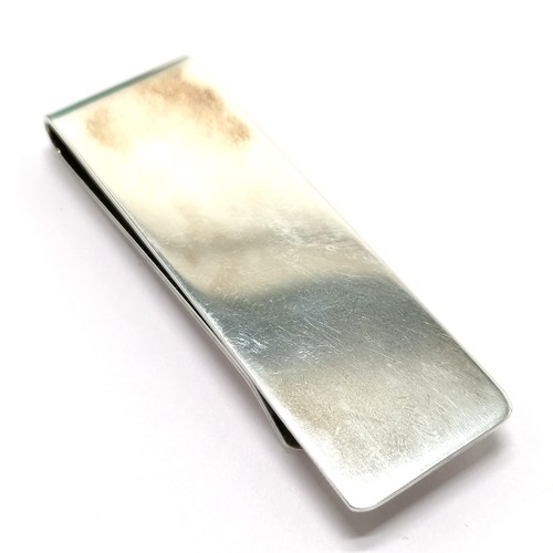 779 - Tiffany silver money clip in original retail box with pouch