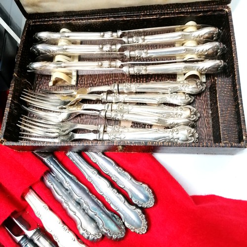 799 - Qty of silver plated cutlery - some boxed