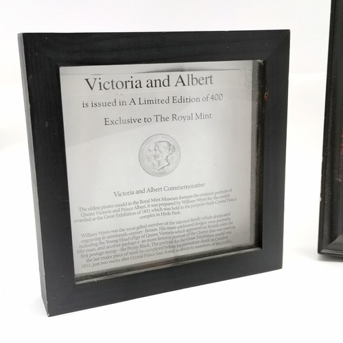 149 - Royal mint Ltd ed of 400 model of Victoria and Albert medallic portrait as designed by William Wyon ... 