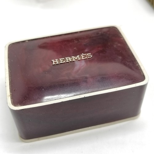 231 - Qty of empty boxes inc Hermes amazone soap (plastic), Chase Adams, Arts & Crafts hand worked pewter ... 