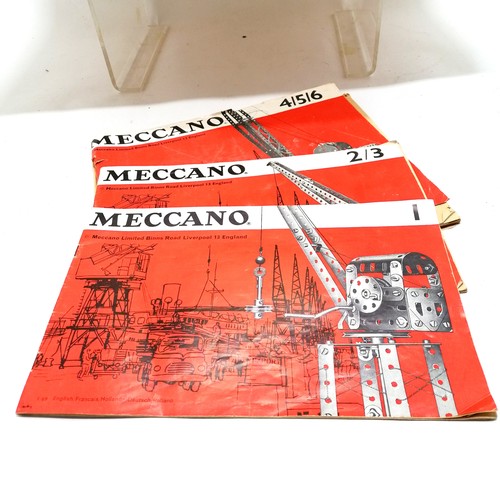 247 - Qty of vintage toys inc Meccano airport service set No 4 (near complete) + manuals, Arnold tin plate... 