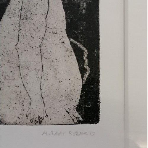 5 - Marcus Rees Roberts (b.1951) signed etching 'Domestic Scene' from a ltd ed of 100 (NOTE : #100/100) ... 