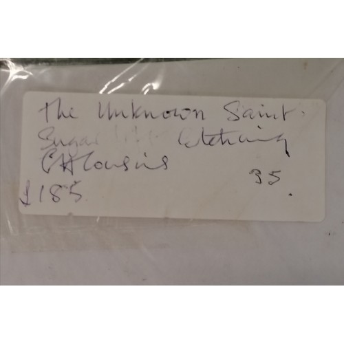 17 - Shirley Cousins artists proof print 'The Unknown Saint' - mount 68.5cm x 51.5cm