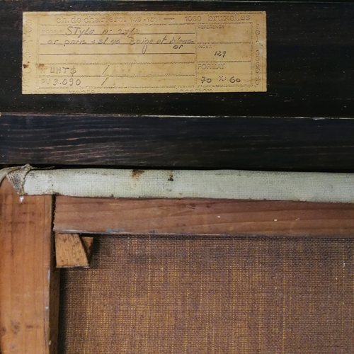 23 - Henri Spitsaert (1928-1974) French artist dated 1949 oil on canvas portrait of a pretty girl 'Jeune ... 