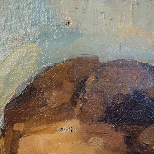 23 - Henri Spitsaert (1928-1974) French artist dated 1949 oil on canvas portrait of a pretty girl 'Jeune ... 