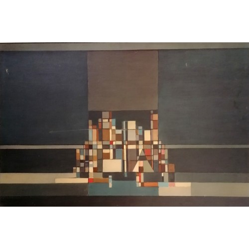 39 - Manoel Santiago print - Vasio De Flores framed 87cm x 56cm