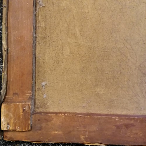 42 - Large antique Victorian oil on canvas painting after François-Hubert Drouais (1727-75) of 3 children... 