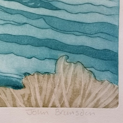 63 - John Brunsdon (1933-2014) signed engraving of 'Two bridges : Dartmoor' from a ltd ed of 150 - frame ... 