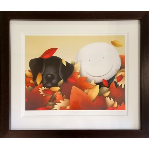 79 - Doug Hyde (b.1972) signed print 'Nature Trail' from ltd ed of 195 - frame 82cm x 95.5cm