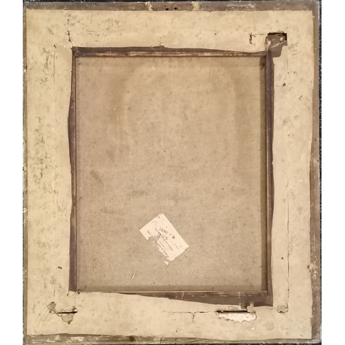 84 - Antique pastel depiction of Mary - gilt frame 50cm x 58cm ~ has 3 tears and some losses and slight l... 