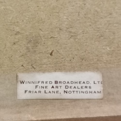 97 - M Thein signed watercolour study of Burmese temple scene - frame 30cm x 38.5cm