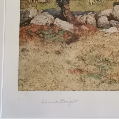 98 - Dame Laura Knight (1877-1970) signed Art Society lithograph 'Spring' - frame 68.5cm x 76cm ~ the ori... 