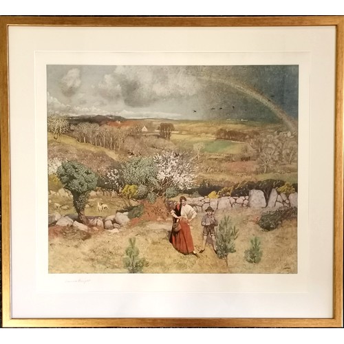 98 - Dame Laura Knight (1877-1970) signed Art Society lithograph 'Spring' - frame 68.5cm x 76cm ~ the ori... 