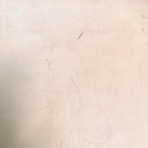 110 - Edward Wesson (1910-83) original watercolour painting of 'Suffolk pink in Lavenham' - frame 30cm x 4... 