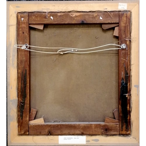 113 - Josef Hegenbarth (1884-1962) signed oil on canvas of a Continental lady - frame 54cm x 50cm