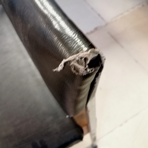 187 - Mid century corner banquette dining set comprising corner seat with 2 lift up compartments and 4 din... 