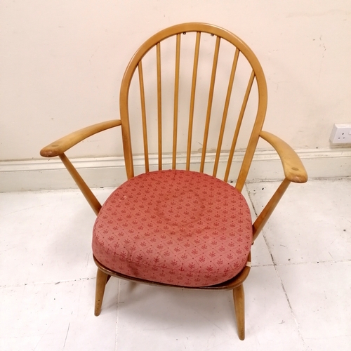 189 - Ercol Windsor tub chair - 55cm deep x 55cm wide x 81cm high