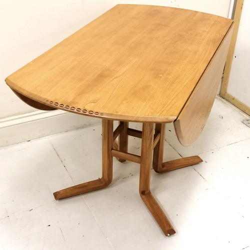 191 - Ercol Campden drop leaf dining table - 112cm x 62cm x 73cm (folded)