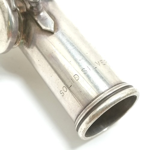 226 - Gemeinhardt Elkhart Ind solid silver artisan M2CS flute - 67.5cm long & total weight 438g