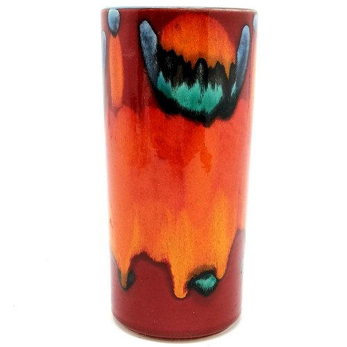235 - Poole volcano pillar vase - 20.8cm high x 9.8cm diameter