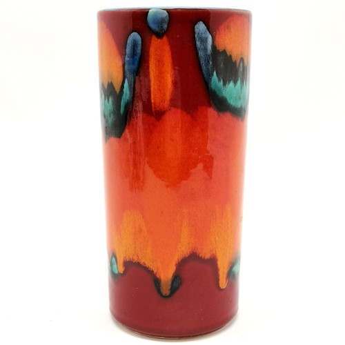 235 - Poole volcano pillar vase - 20.8cm high x 9.8cm diameter