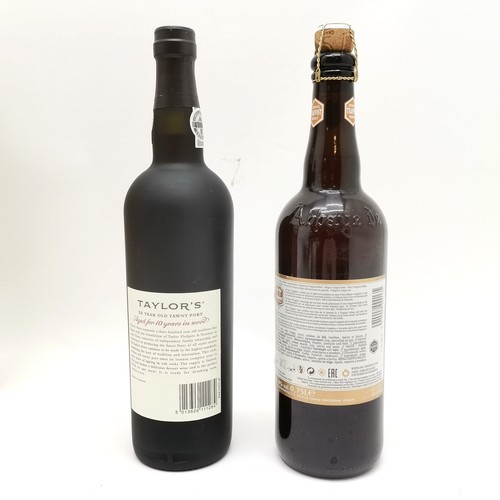 236 - Taylor 10 year old unopened Tawny port - 75cl in original wooden case t/w Chimay Belgian unopened al... 