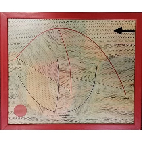 37 - Paul Klee print - In copula - framed 67cm x 57cm