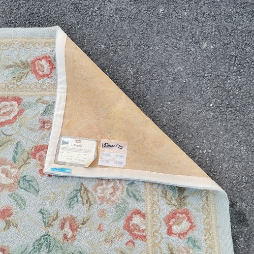Cream grounded Kayam wool rug with floral detail 180cm x 122cm - no ...