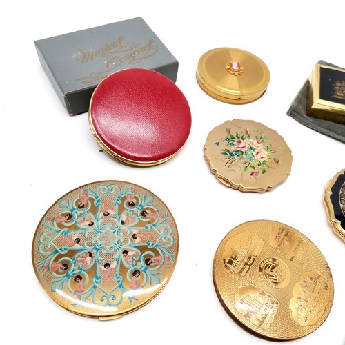 120 - Qty of compacts inc Japanese musical (in original retail box - 11cm x 7.5cm x 3cm), Isle of Man, TSS... 