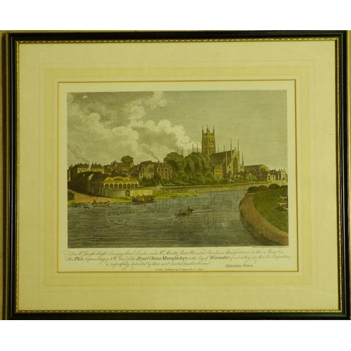 179 - An 18th/19th Century Coloured Etching 