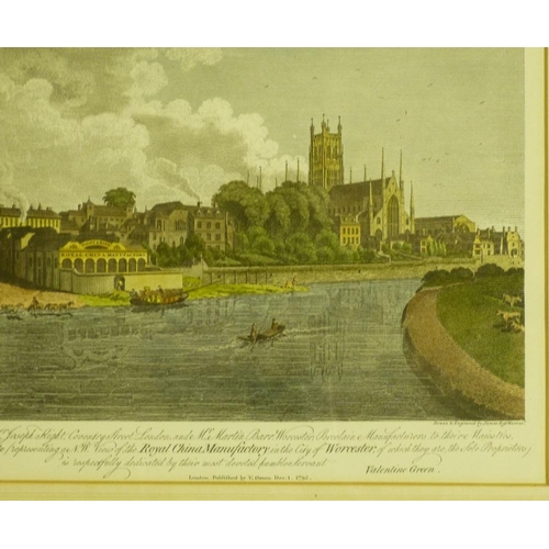 179 - An 18th/19th Century Coloured Etching 