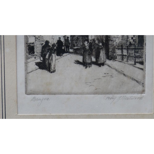 181 - Roy Westwood Signed Black and White Etching 