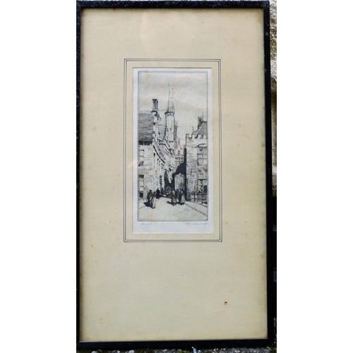 181 - Roy Westwood Signed Black and White Etching 