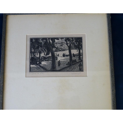 185 - Gwen Raverat Signed Black and White Etching, 