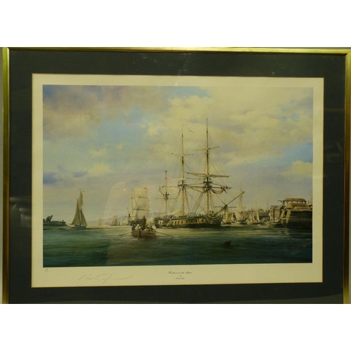 290 - Robert Taylor, Signed Coloured Marine Print 