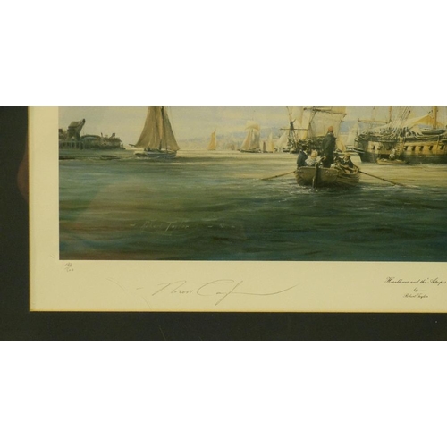 290 - Robert Taylor, Signed Coloured Marine Print 