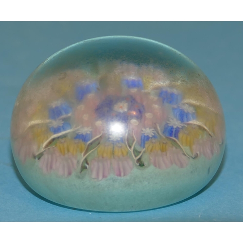 57 - A Millefiori Bulbous Paperweight, 6.5cm diameter