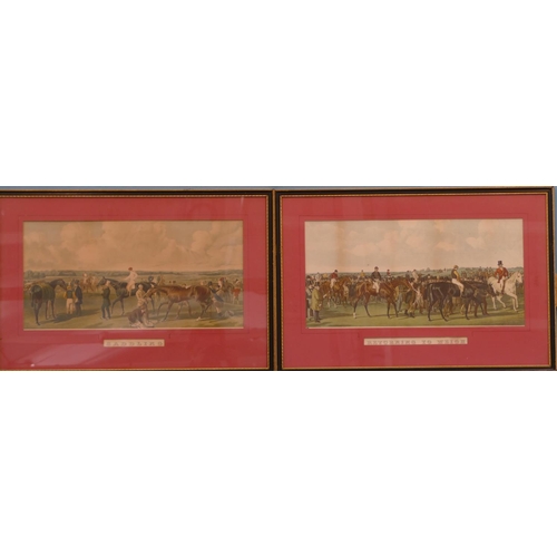 183 - A Set of 4 Coloured Horse Racing Prints 