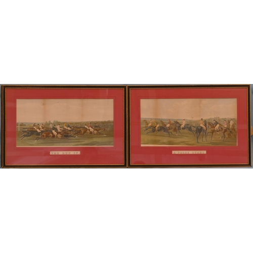 183 - A Set of 4 Coloured Horse Racing Prints 