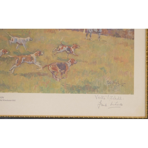 193 - A Signed Coloured Printing Print 