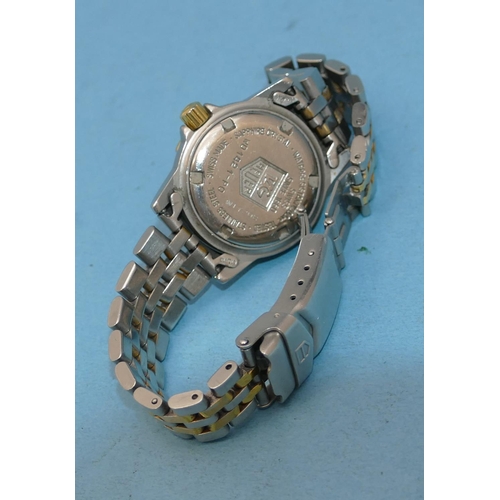 A Ladies Tag Heuer Professional 200 meters Wristwatch with