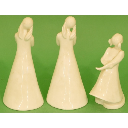 29 - 3 x Royal Doulton Images Figurines on white ground 