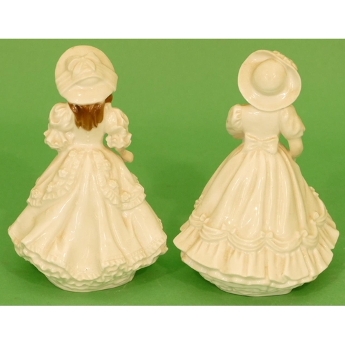 30 - 2 x Royal Worcester Figurines 