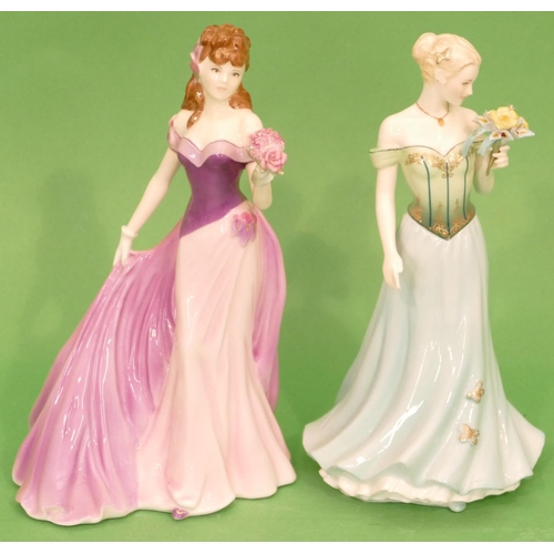 31 - 2 x Royal Worcester Figurines 