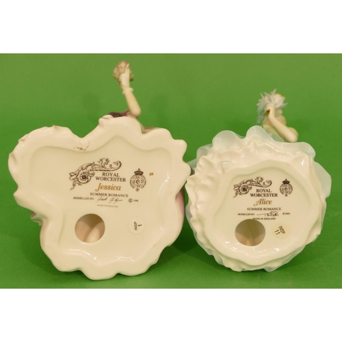 31 - 2 x Royal Worcester Figurines 