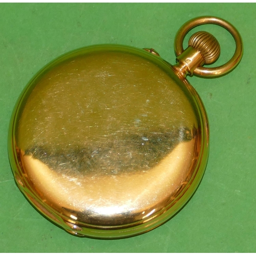 597 - Parkinson & Frodsham, London 18ct Gold Full Hunter Pocket Watch having engraved monogram, movement s... 